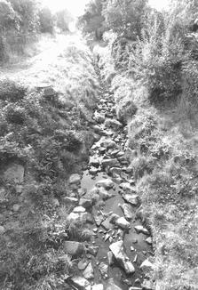 Der Hensbach an der Liebezeitstraße