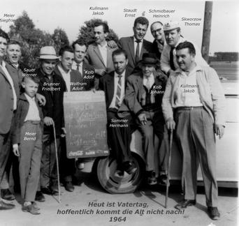Vatertagsausflug 1964