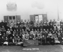 JG 1891/92 Erste Mädchenschule
