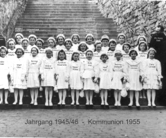 JG 1945/46 Kommunion Mädchen 1955