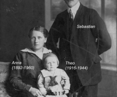 Elbert Sebastian mit Familie 1918