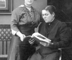Hesele Barbara mit Tochter Anna 1920 Fischergasse 28