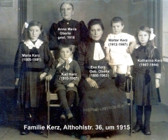 Kerz Familie Althohlstr 36 1914