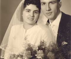 Kunkel Ernst und Elma Hochzeit um 1957