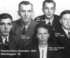 Schadler Franz 1943 Familie Weinbergstr 18 