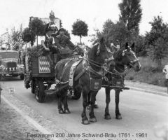 Festzug 200 Jahre Schwindbräu 1961