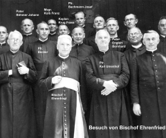 Besuch Bischof Ehrenfried in Schweinheim 1937