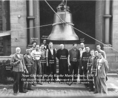 Neue Glocken Montage 1950