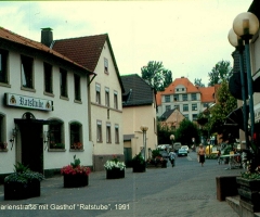 Marienstr mit Gasthof Ratstube 1991