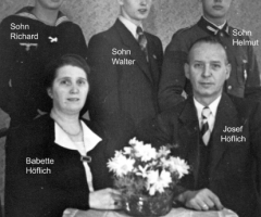 Ratsstube Wirtsleute Höflich 1935-1958