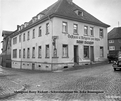 Ochsen Gasthaus u. Metzgerei Rony Rickert Schweinheimer Str