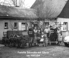 Sdrenka Exe Familie u. Gäste 1953