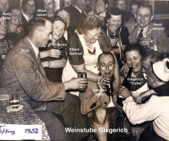 Weinstube Giegerich Fastnacht 1952 (2)