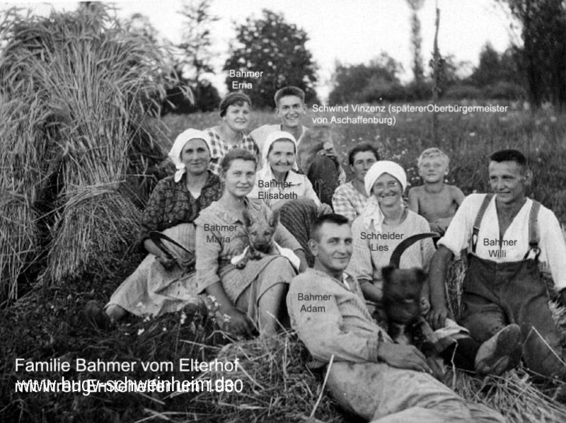 Elterhof Bahmer Erntepause 1930