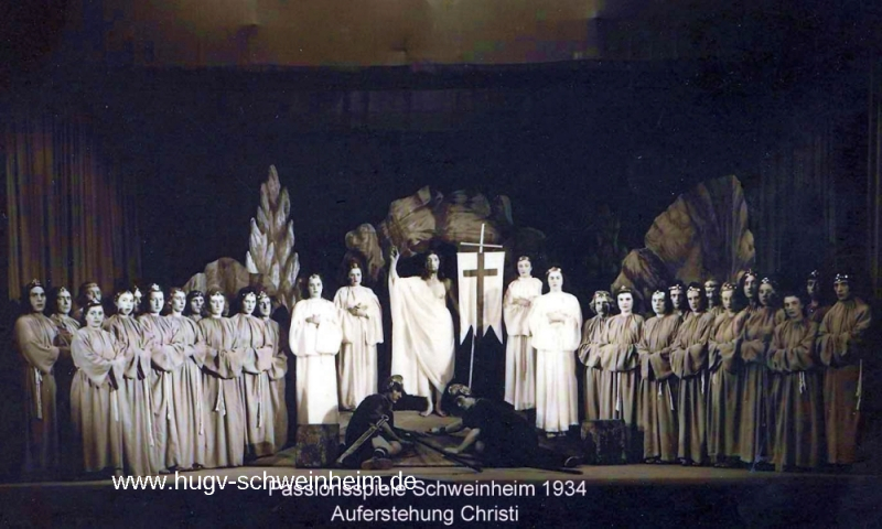 Passionsspiele 1931-34 Auferstehung Christi