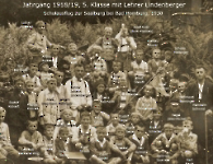 JG 1918/19 5. Klasse 1930 mit Lehrer Lindenberger