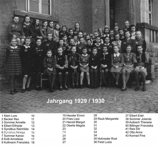 JG 1929/30 Mädchenschule
