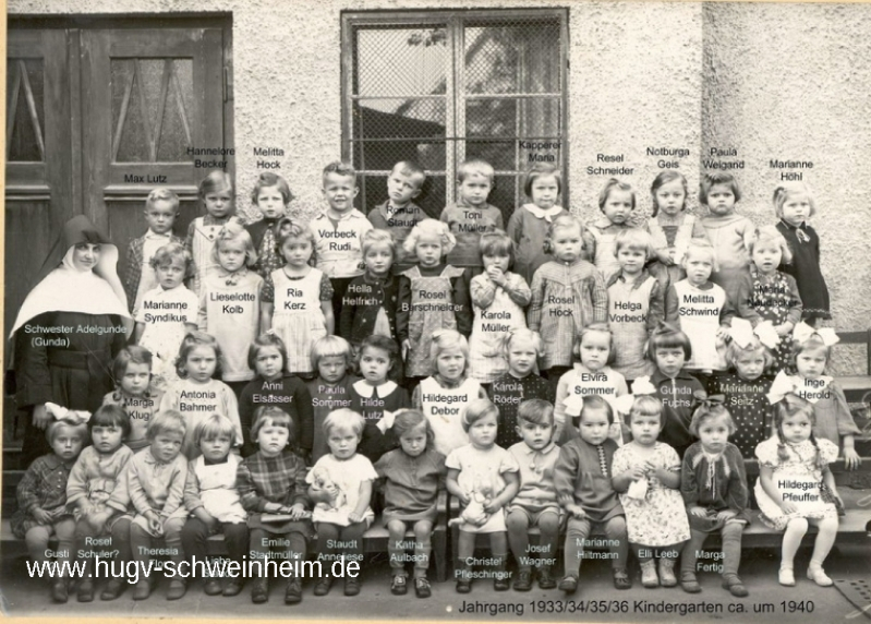 JG 1933/34/35/36 Kindergarten 1940