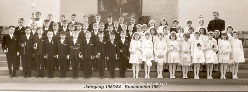 JG 1953/54 Kommunion 1961