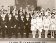 JG 1953/54 Kommunion 1961