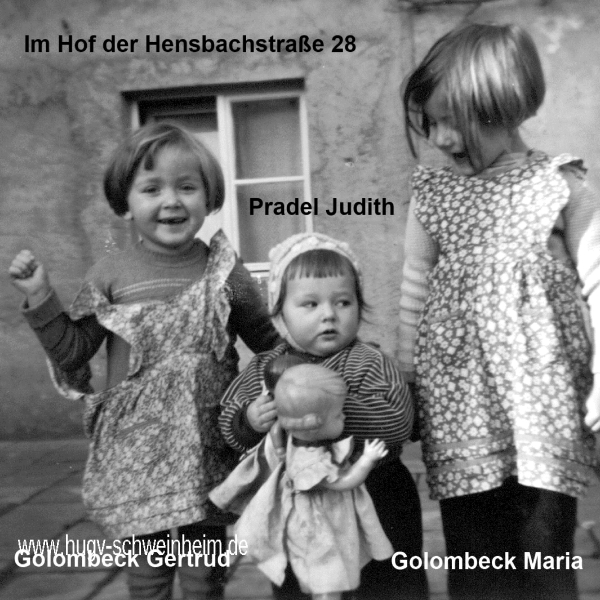 Kinder Golombeck, Pradel 1955