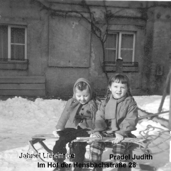 Kinder Pradel, Jahnel Hensbachstr 1960