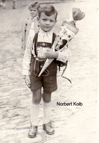Erster Schultag Norbert Kolb