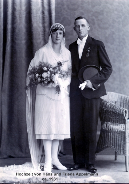 Appelmann Hans und Frieda 1931