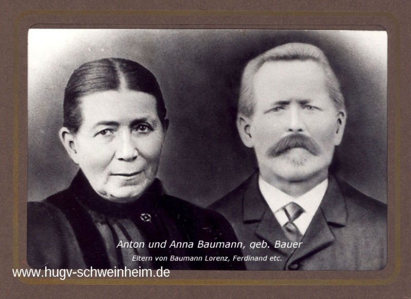 Baumann Anton und Anna geb Bauer