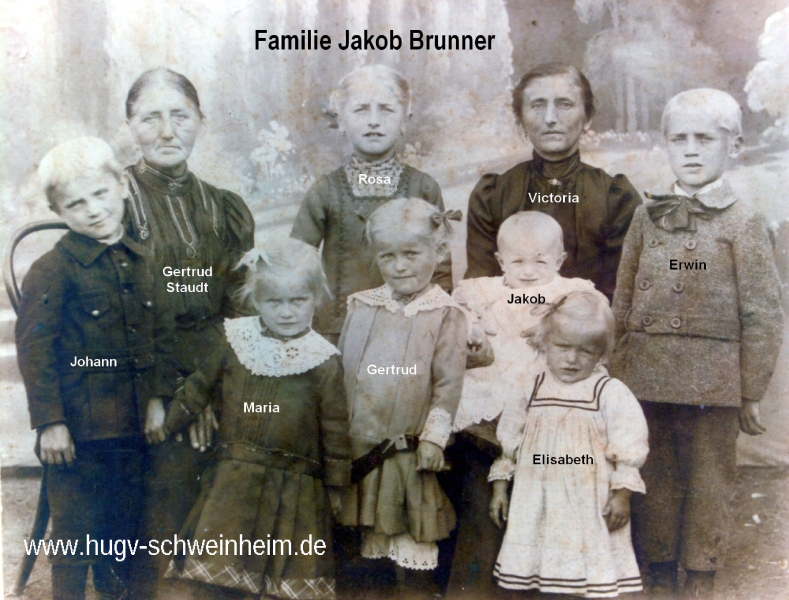 Brunner Jakob Familienbild ca  1930