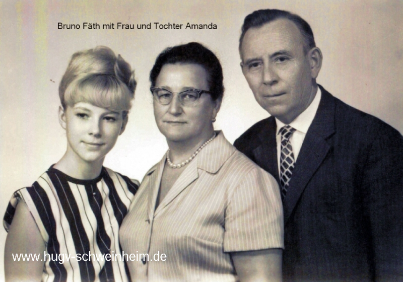 Fäth Bruno mit Frau und Tochter Amanda