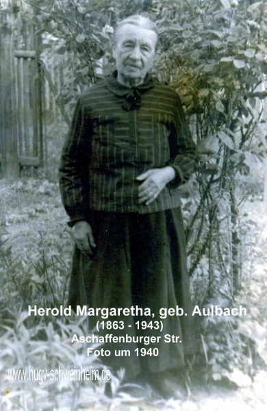 Herold Margaretha Aschaffenburger Str 1940