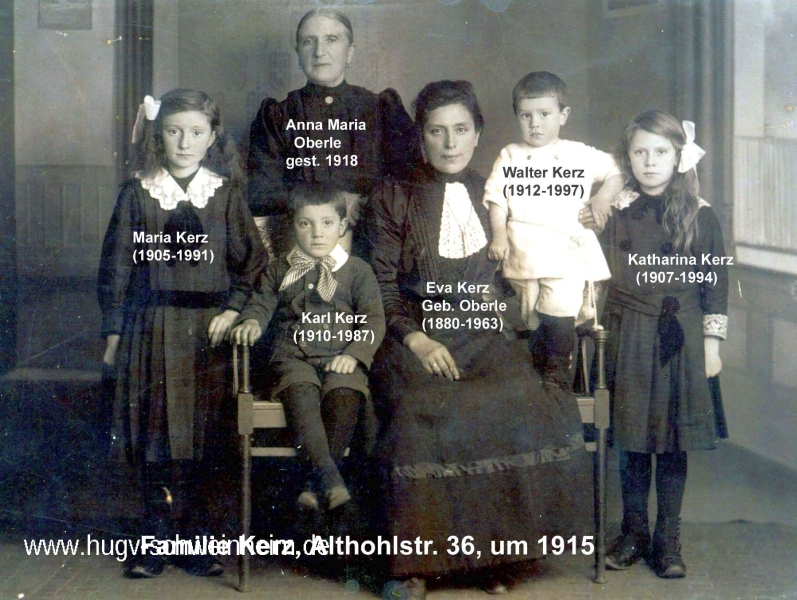 Kerz Familie Althohlstr 36 1914