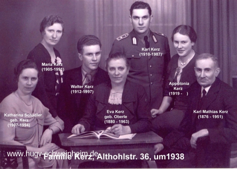 Kerz Karl Althohlstr 36 Familie