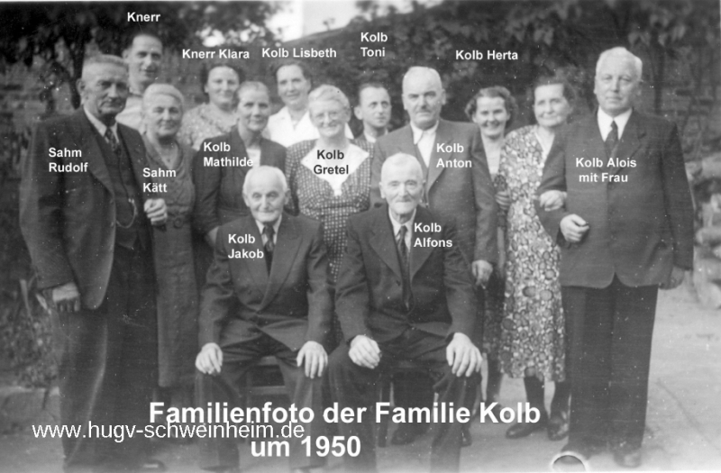 Kolb Familienfoto 1950