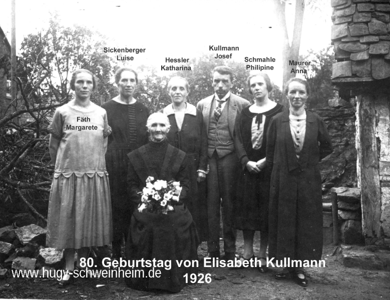 Kullmann Elisabeth 80. Geburtstag