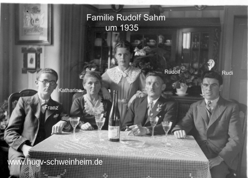 Sahm Rudolf mit Familie 1935