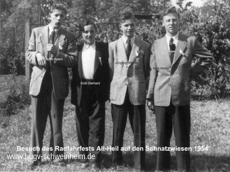 Suffel Adam, Kolb Gerhard, Jüngling Werner, Kolb Walter