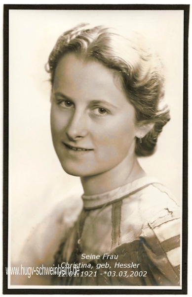 Syndikus Christina geb  Hessler 1941