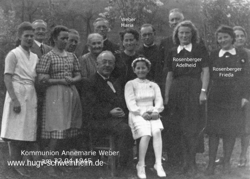 Weber Annemarie Kommunion 1945