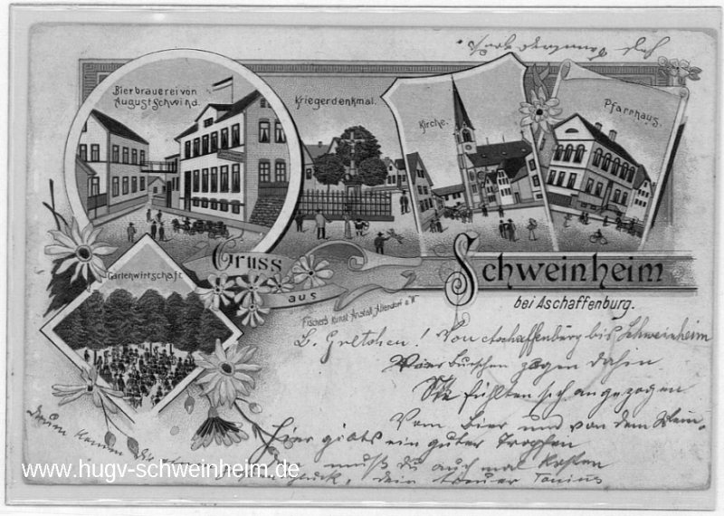 Ansichtskarte Schweinheim Schwindbrauerei