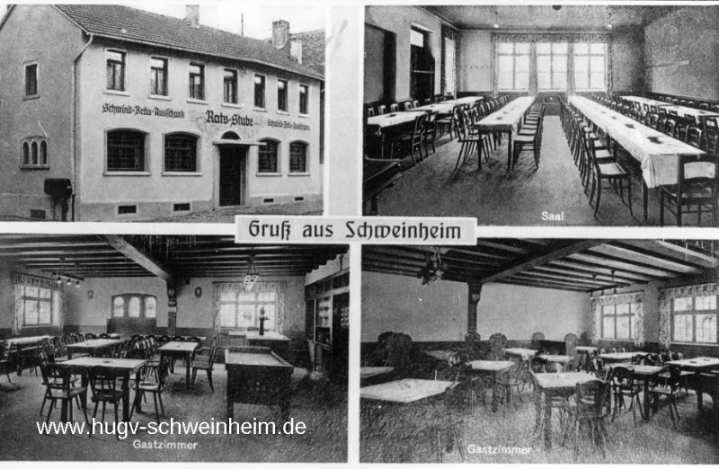 Ansichtskarte Gasthaus Ratsstube Marienstr