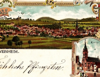 Ansichtskarte Schweinheim Pfingsten 1913