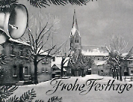 Ansichtskarte Schweinheim Frohe Festtage
