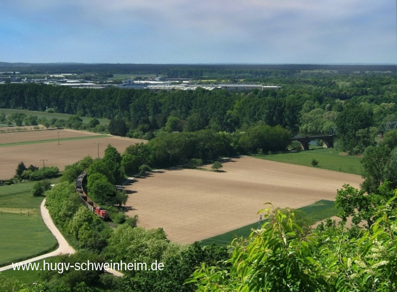 Bischberg Blick auf Nilkheimer Brücke