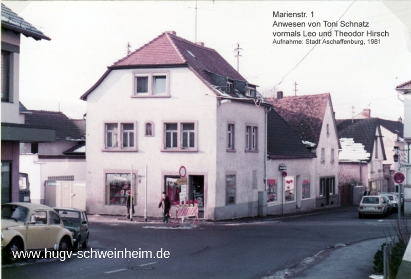 Marienstr 1 Hirsch Leo und Theodor-Schnatz Toni 1981