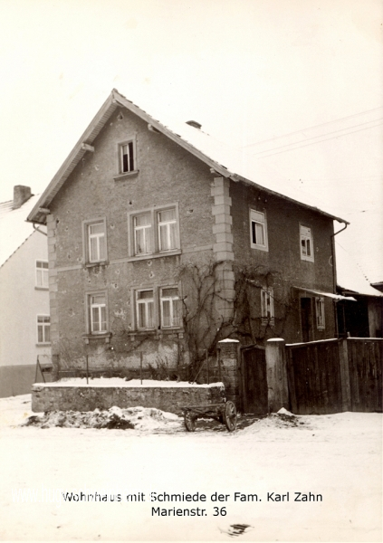 Marienstr 36 Zahn Karl  Wohnhaus