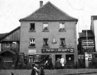 Marienstr Drogerie Brunner ca 1942