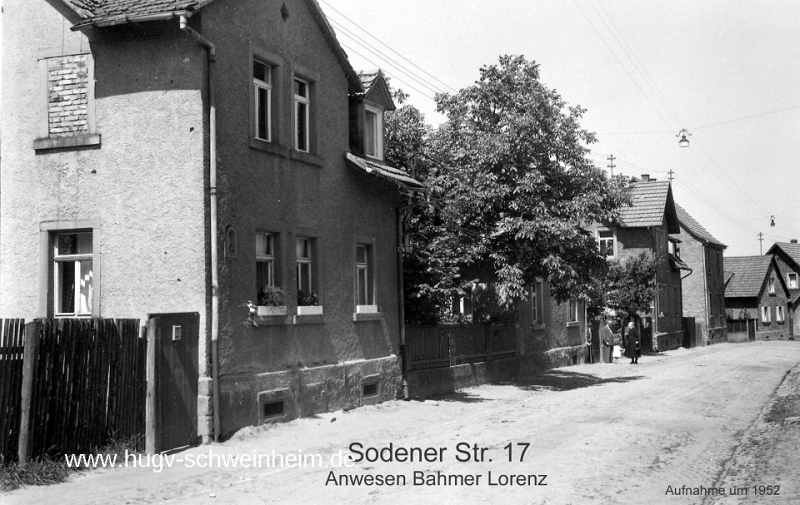 Sodener Str 17 Bahmer Lorenz um 1952