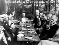 Almhütte Gemütliche Runde um 1934